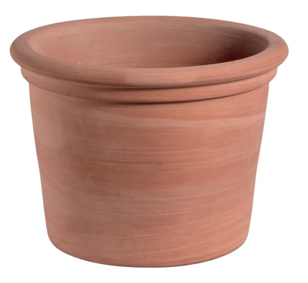 CILINDRO BORDATO TOSCANO 36 CM terakotový kvetináč