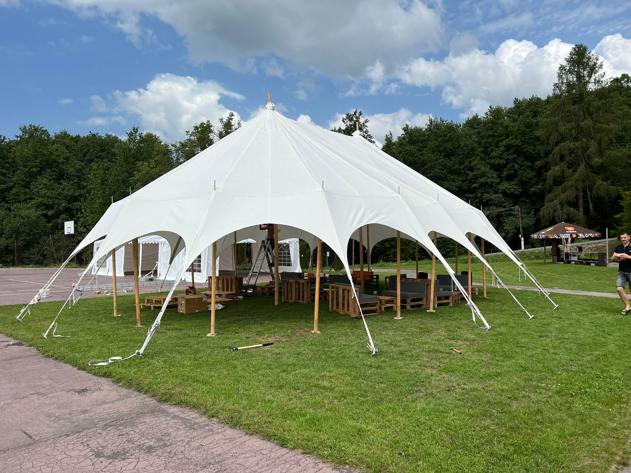 Šapitó párty stan na prenájom 12x8m
