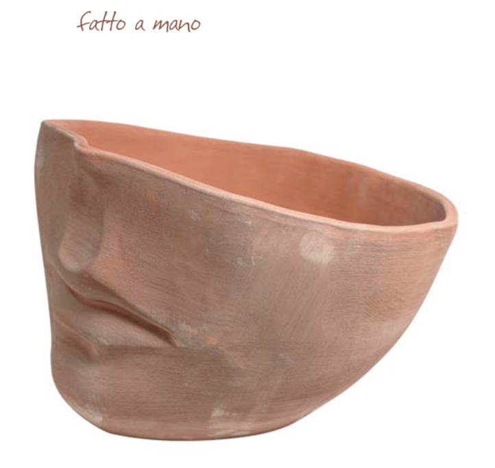 VASO FACCIA ANTIQUA 23cm terakotový kvetináč