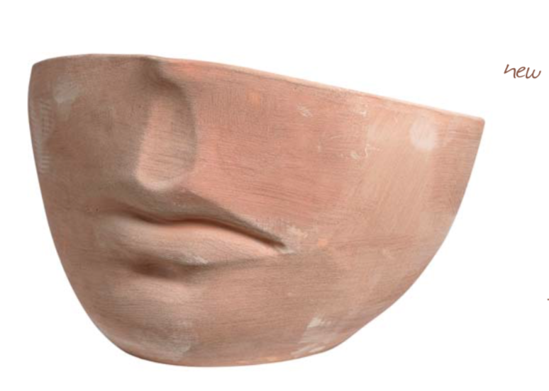 VASO FACCIA ANTIQUA 23cm terakotový kvetináč