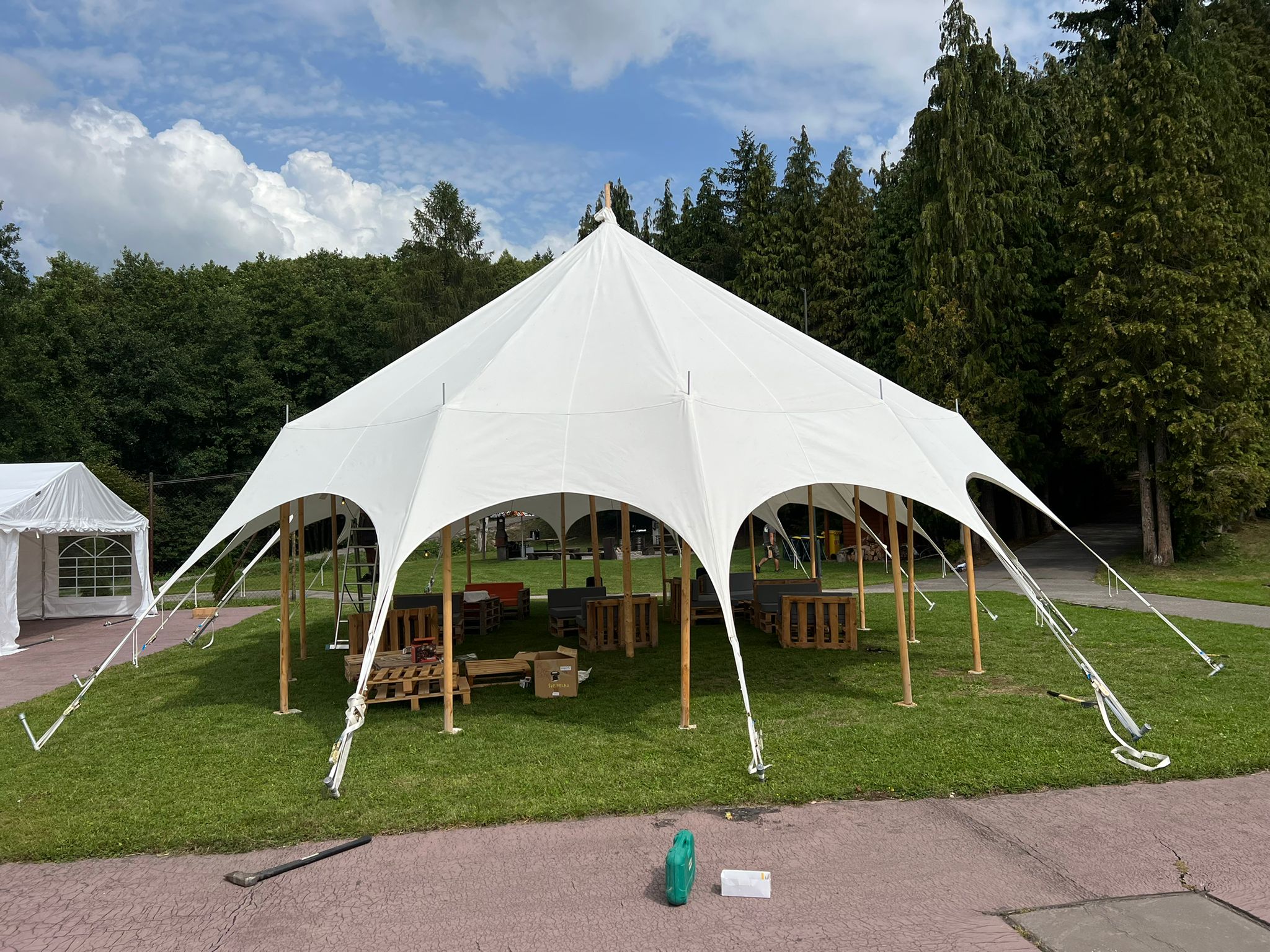 Šapitó párty stan na prenájom 12x8m