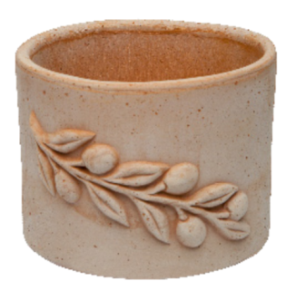 Cilindro Olive 16cm - terakotový květináč