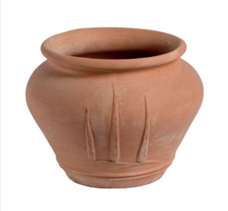 ORCIO COLLINE E CIPRESSI 40cm - terakotový květináč