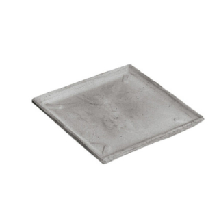 Sottocassetta quadra etrusca - terakotová podmiska 17x17cm