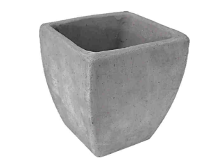 Vaso liscio farba etrusco 25x25x30cm výška