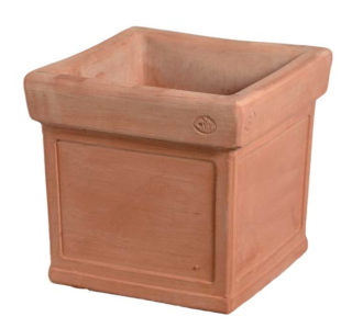 QUADRO BRUNELLO 50CM terakotový květináč