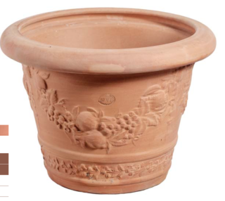 CAPRI TOSCANO - 57CM terakotový květináč