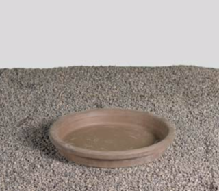 Sottovaso Pietraantiqua - terakotová podmiska 48cm (48P)