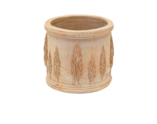 CILINDRO CIPRESSI terakotový květináč šířka 23,5cm x 20,5cm výška