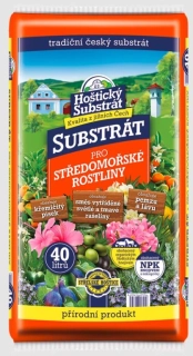 Hoštický substrát pro středomořské rostliny 40L Forestina