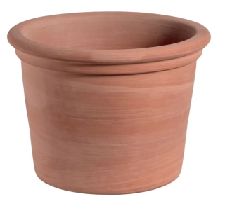 CILINDRO BORDATO TOSCANO 36 CM terakotový kvetináč