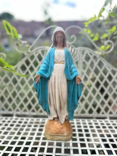 Terakotová ručně malovaná socha - Panny Marie - výška 37cm
